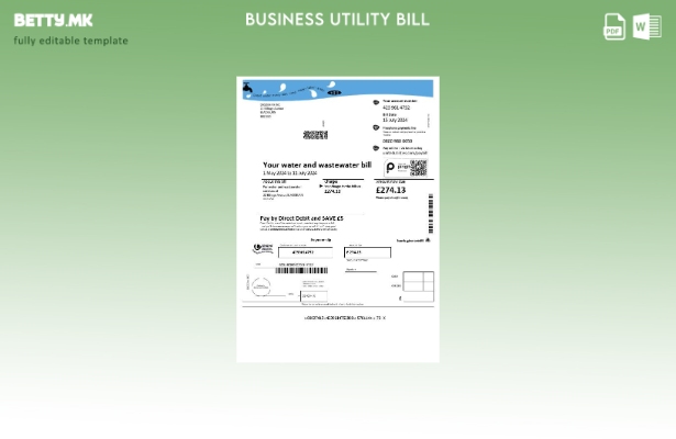Обединетото Кралство Обединети комунални услуги за вода деловна сметка за комуна